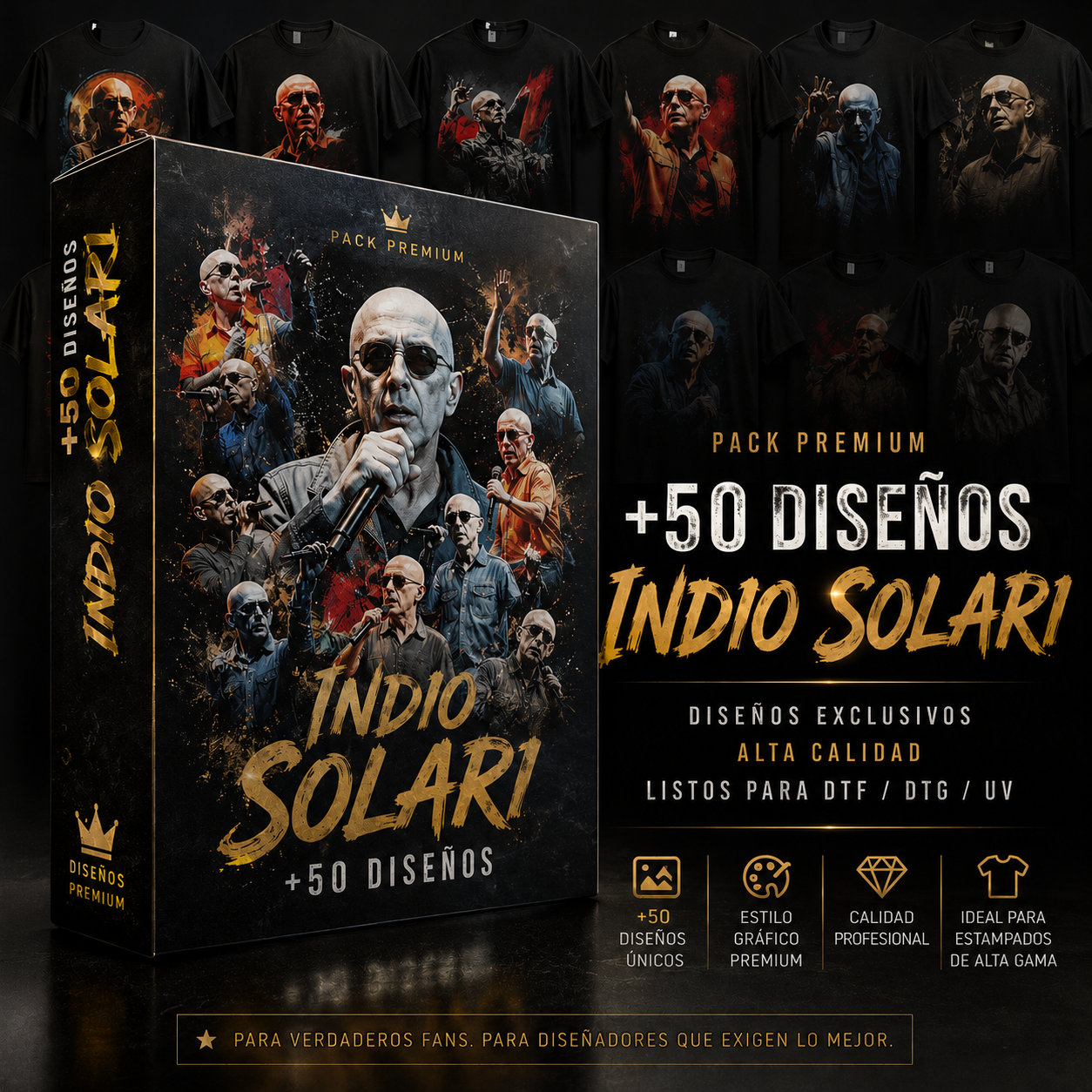 Pack Indio Solari: +50 Diseños PNG listos para usar